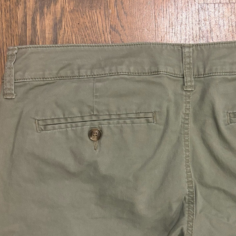 American Eagle Green Kick Boot Stretch Pants Size 10 Tall - Picture 9 of 10
